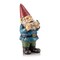 12"H Outdoor Garden Gnome Yard Statue with Bird Accent — Whimsical Hand-Painted Décor for Lawn, Patio & Flower Beds — Multicolor Finish